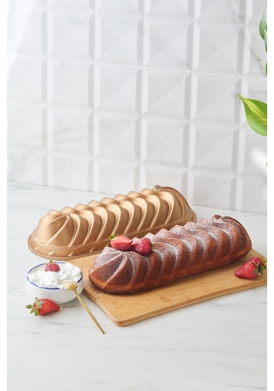 Karaca  Cake Pro Vera Döküm Kek Kalıbı Gold 35 cm