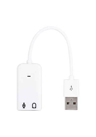 Harici Kablolu 7.1 Usb Ses Kartı 3.5Mm Mikrofon Çevirici Dönüştü