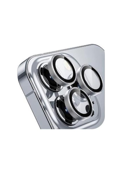 Shaza iPhone 15 Pro Apple Max Uyumlu Ile Darbeye Dayanıklı Mekanizmalı Safir Kamera Lens Koruyucu