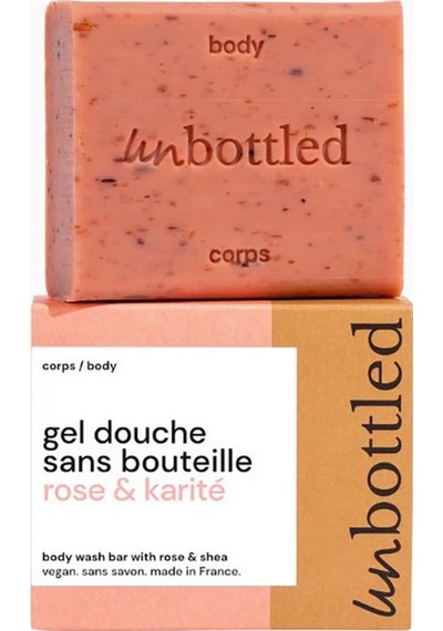 Unbottled Rose & Karité Ph Nötr Şişesiz Duş Jeli Sabunu Duş Jelleri 110 G Diğer