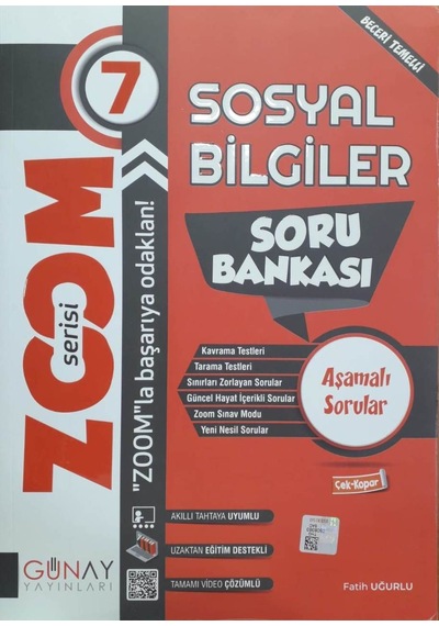 Günay Zoom Serisi 7. Sınıf Sosyal Bilgiler