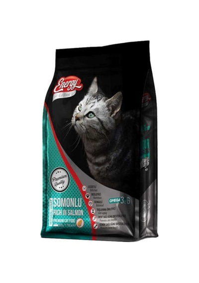 Energy Somonlu Yetişkin Kedi Maması 4 x 500 G