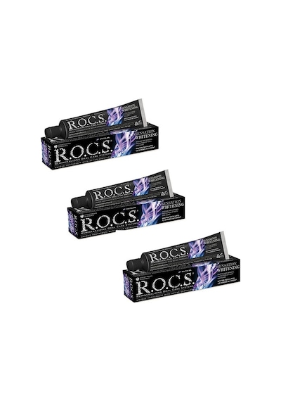 R.o.c.s. Beyazlatıcı Diş Macunu Sensation Whitening 60 Ml X 3 Sls İçermez