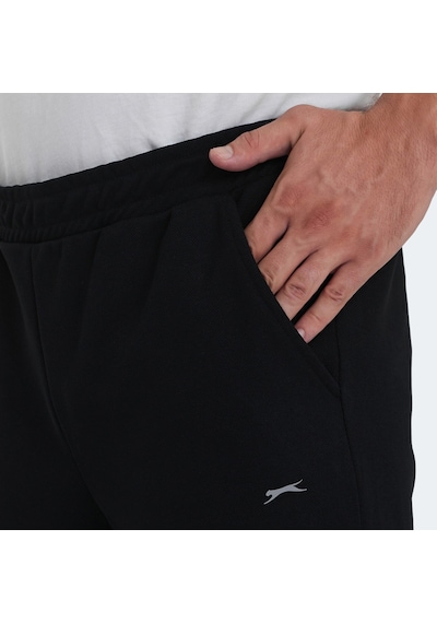 Slazenger RICHA Erkek Cepli Dar Paça Siyah Eşofman Altı