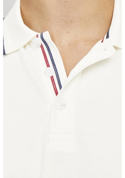 Jack & Jones Jprblualves Erkek Polo Yaka Tişört 12274681 Beyaz