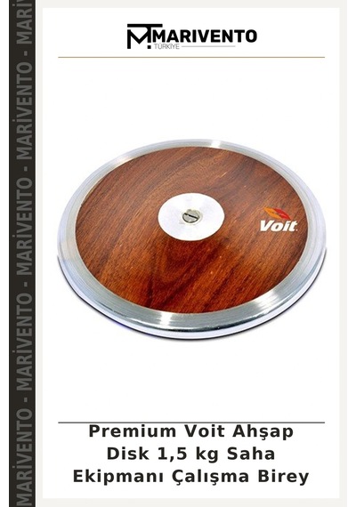 Premium Voit Ahşap Disk 1,5 Kg Saha Ekipmanı Çalışma Birey