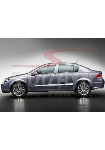 S-dizayn Opel Astra H Sd Krom Yan Kapı Çıtası 4 Prç 2008-2013