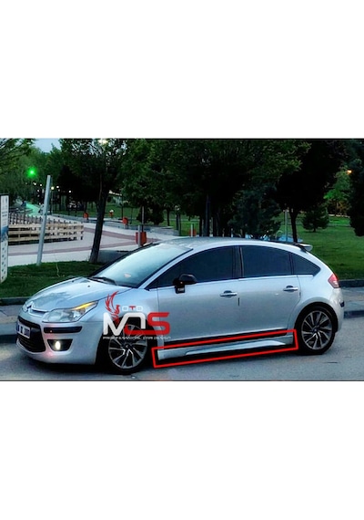 Citröen C4 Gt Marşpiyel Uyumlu Sağ Sol Takım Fiberglass Boyasız