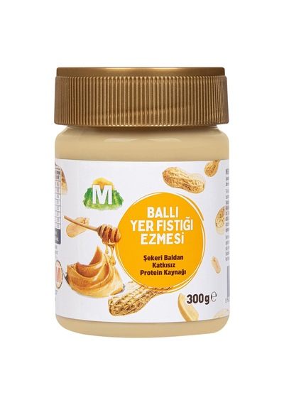 Migros Ballı Yer Fıstığı Ezmesi 300 G - 8 Adet Tarı