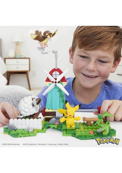Hkt21 Mega Pokémon Countryside Windmill - Yel Değirmeni Kasabası Seti 240 Parça +7 Yaş