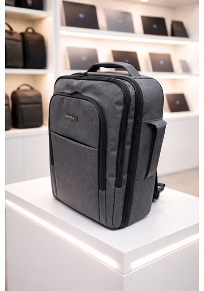 Laptop Notebook Sırt Ve El Çantası - 17 Inç Gri