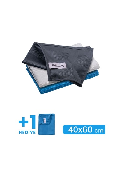 Pella Active Mikrofiber Temizlik Bezi 4'lü 40 x 60 CM