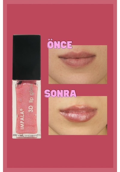 3d Lip Gloss Dudak Parlatıcı No:106