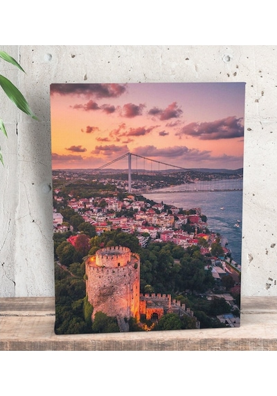 Bk Gift Istanbul Tasarımlı Dekoratif Mini Kanvas Tablo 15X20Cm-1 (551116146)