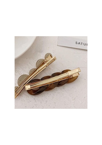 So-much Kadın Yeni Trend 2'li Kombin Zincir Model Yan Pens Toka Kahve-incili-8 Kahve - 105659671 Kahve - 105659671 Kahve