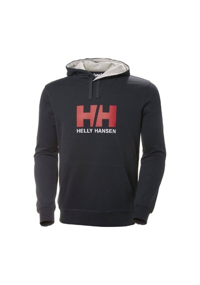 Helly Hansen Hh Erkek Lacivert Baskılı Kapüşonlu Sweatshirt