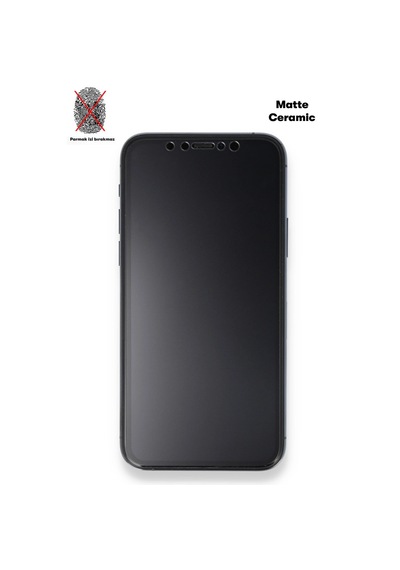 Apple iPhone Uyumlu 8 Plus Mat Seramik Nano Ekran Koruyucu - Beyaz 08479881