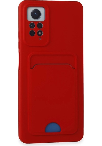 Xiaomi Redmi Note 12 Pro 4g Kılıf Kelvin Kartvizitli Silikon - Kırmızı Çok Renkli