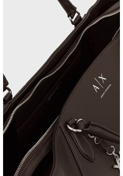 Armani Exchange Logolu Çıkarılabilir Askılı Çanta Kadın Çanta Xw003142 Af26569 U6032 Kahve