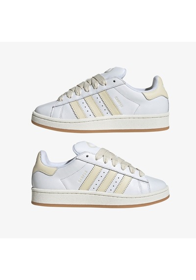 Adidas Campus 00s W Leather Unisex Sneaker Hakiki Deri Günlük Spor Ayakkabı Krem
