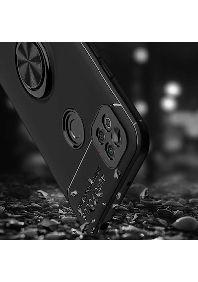 Xiaomi Redmi 9C Kilif Yüzüklü Magnetli Ravel Case 360697609