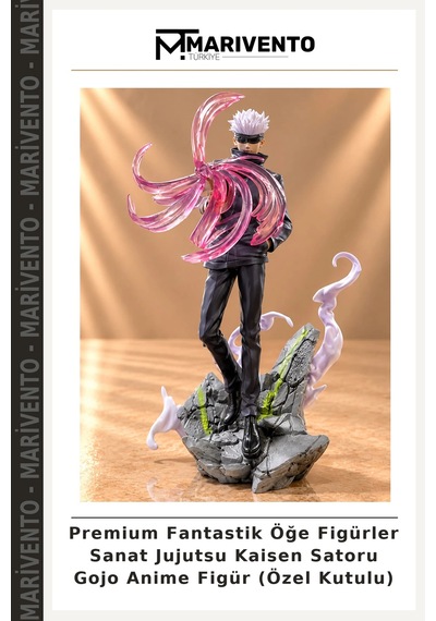 Premium Fantastik Öğe Figürler Sanat Jujutsu Kaisen Satoru Gojo Anime Figür Özel Kutulu