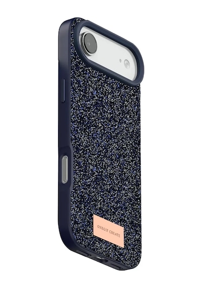 Onegif Apple İphone 17 Air Bright Simli Kapak - Mavi Kılıf