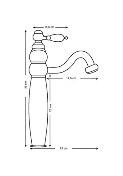 Fontana Fl-0021 ve Mermer Lavabo Bataryası Krom