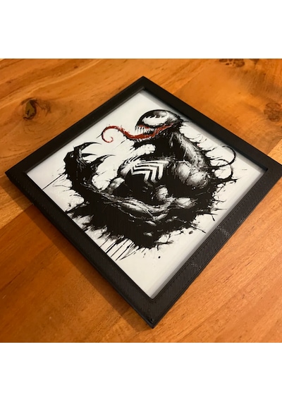 Venom 3d Baskı Tablo Çerceve