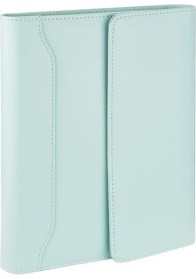 Organizer Ajanda Tarihsiz Kareli 22x26 CM - Su Yeşili