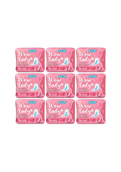 Wow Lady Hijyenik Gündüz Ped Set 9paket