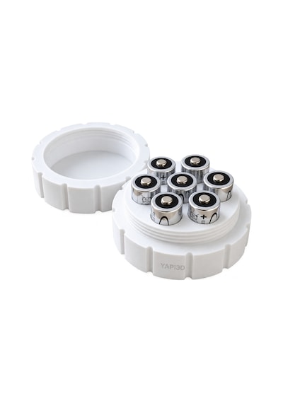 Yapı3d Cr123a Pil Saklama Kutusu Cr123a Pil Organizer Düzenleyici Muhafaza Kabı Düğme Ve Silindirik