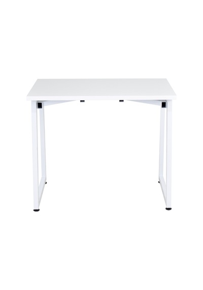Vilinze Biga Sabit Mdf Metal Ayak Çalışma Ofis Masası - 60x90 Cm Beyaz