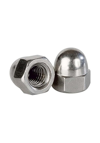 Kör Somun Kaplamalı Metrik 4 Mm Beyaz 20'lu Paket