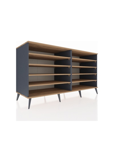 Kronos Konsol 8 Raflı 176x59x99 Antrasit-çam Antrasit-çam Kronos Konsol 8 Raflı 176x59x99 Antrasit-çam Antrasit-çam