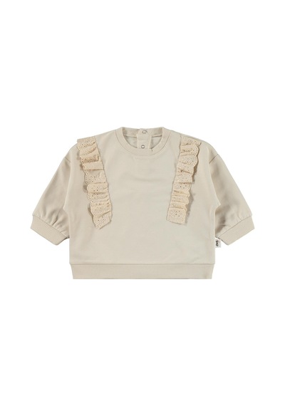 Civil Baby Fırfırlı Basic 6-18 Ay Takım - Bej Taş Rengi