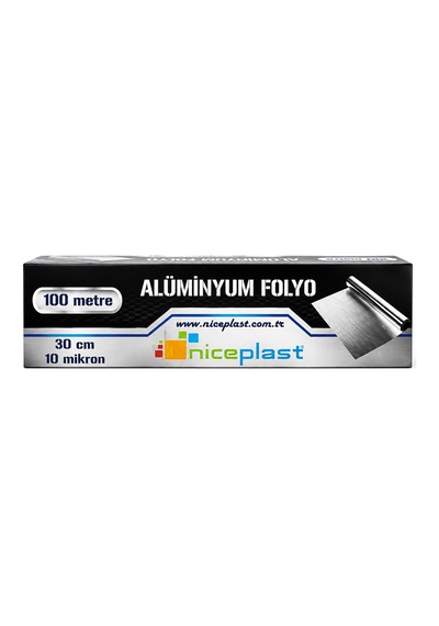 Niceplast Alüminyum Folyo 100 Metre 30cm 10 Mikron