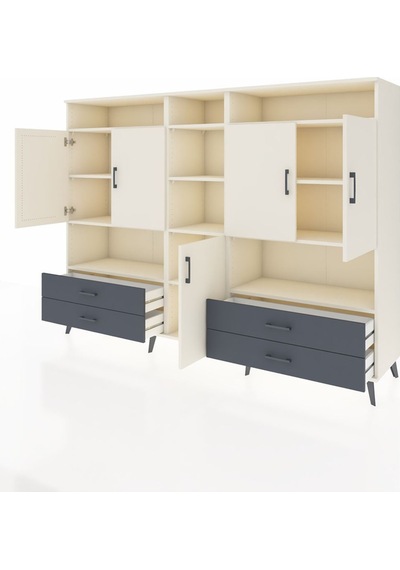 Hyperion Dolap 12 Raflı 4 Çekmeceli 5 Kapaklı 220x44x163 Aytaşı-a Aytaşı-aytaşı/antrasit Hyperion Dolap 12 Raflı 4 Çekmeceli 5 Kapaklı 220x44x163 Aytaşı-a Aytaşı-aytaşı/antrasit