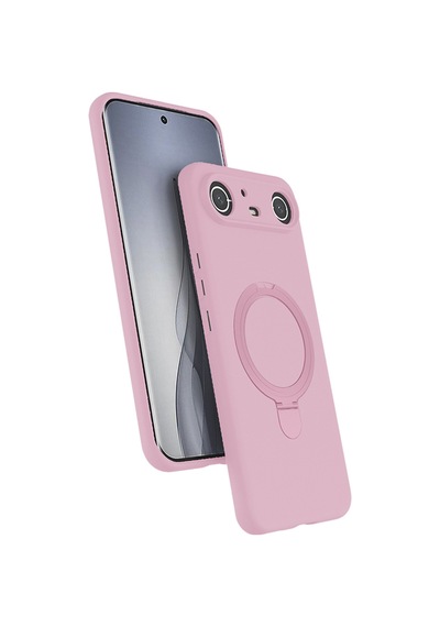 Spark Slim 5g Km9n Kılıf M-safe Şarj Özellikli Standlı Q-ring Kapak
