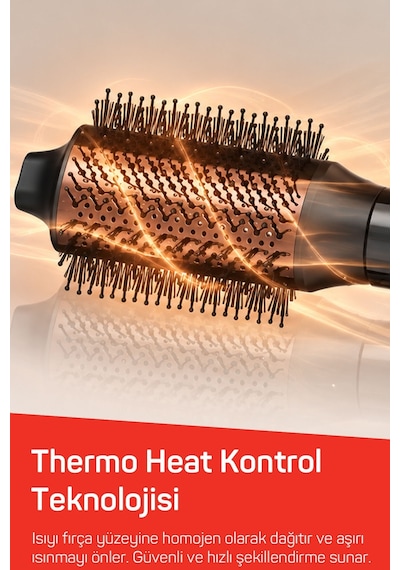 Ar5198 Revolution Line Bldc Ionic Hava Üflemeli Saç Şekillendirici 5 Başlık, 1500w, Antrasit