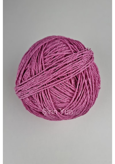 Sarılmış Kağıt İp 100 Gram Gül Pembe