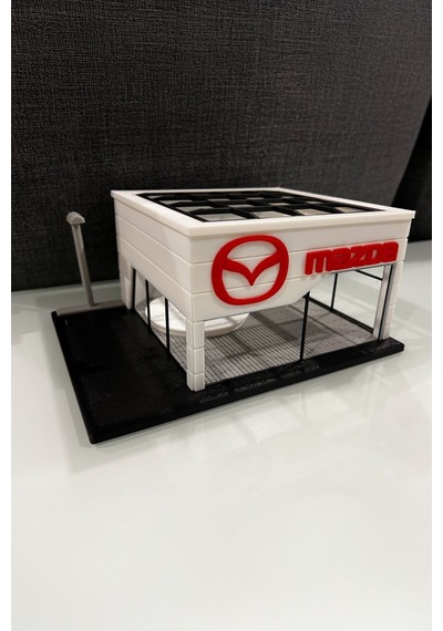 Mazda Showroom Tasarımlı Dekoratif Diorama 1:64