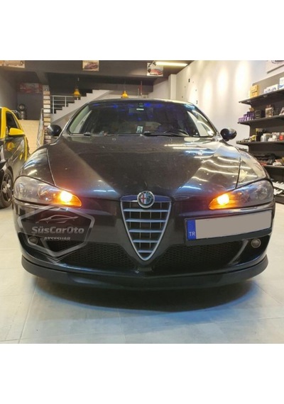 Alfa Romeo 147 Uyumlu Üniversal Astra H Lip Esnek Ön Lip 2 Parça Tampon Altı Dil Karlık Ön Ek 00 Şüscaroto Aksesuar