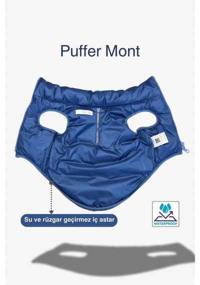 Küçük Ve Orta Irk Köpek Montu, Salya Store Köpek Kıyafeti Şişme Köpek Mont