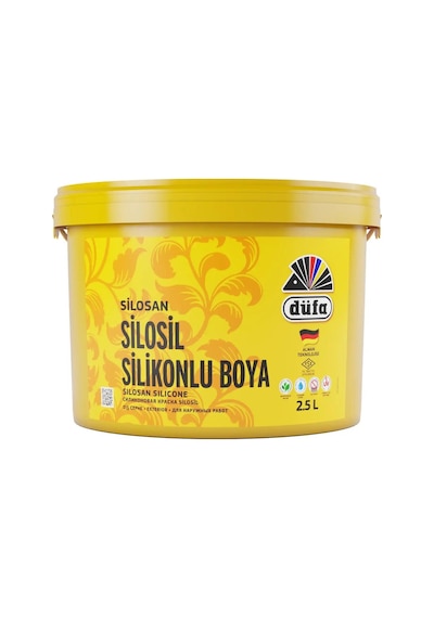 Silikonlu Dış Cephe Duvar Boyası 2,5 Lt Keten Renk 0.3