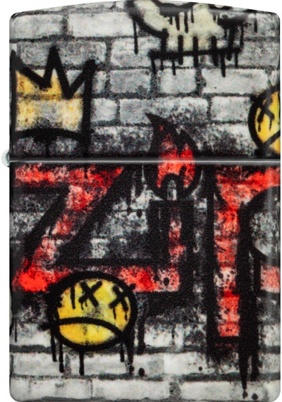 Zippo 49352 Zippo Street Art Design Çakmak Çok Renkli