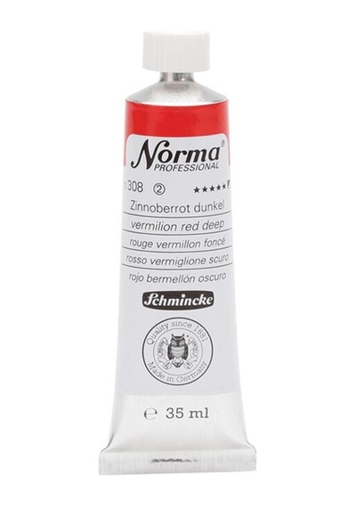 Schmincke Norma Profesyonel Yağlı Boya 35 ML 308 Vermilion Red Deep