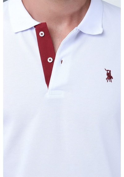 T8562 Dewberry Erkek Tshırt-beyaz