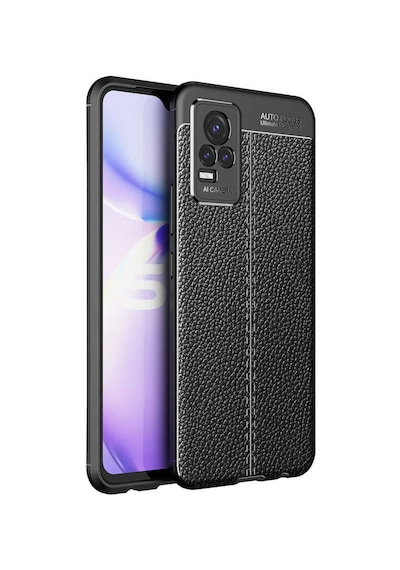 Nourthkiingdom Vivo V21e Kılıf Nrtk Niss Silikon Kapak - Siyah Siyah