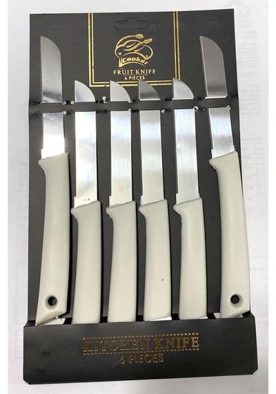 Cooker Ckr-2959 6'lı Meyve Bıçağı Sarı